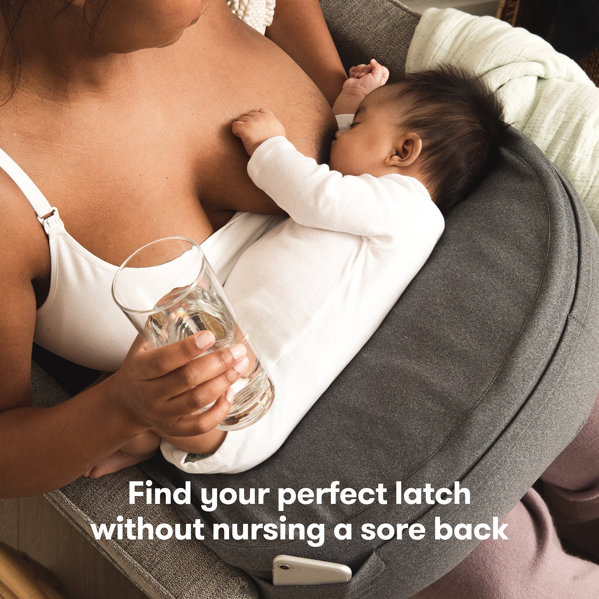 Perfect Latch Adjustable Nursing Pillow for Breastfeeding and Postpartum Care