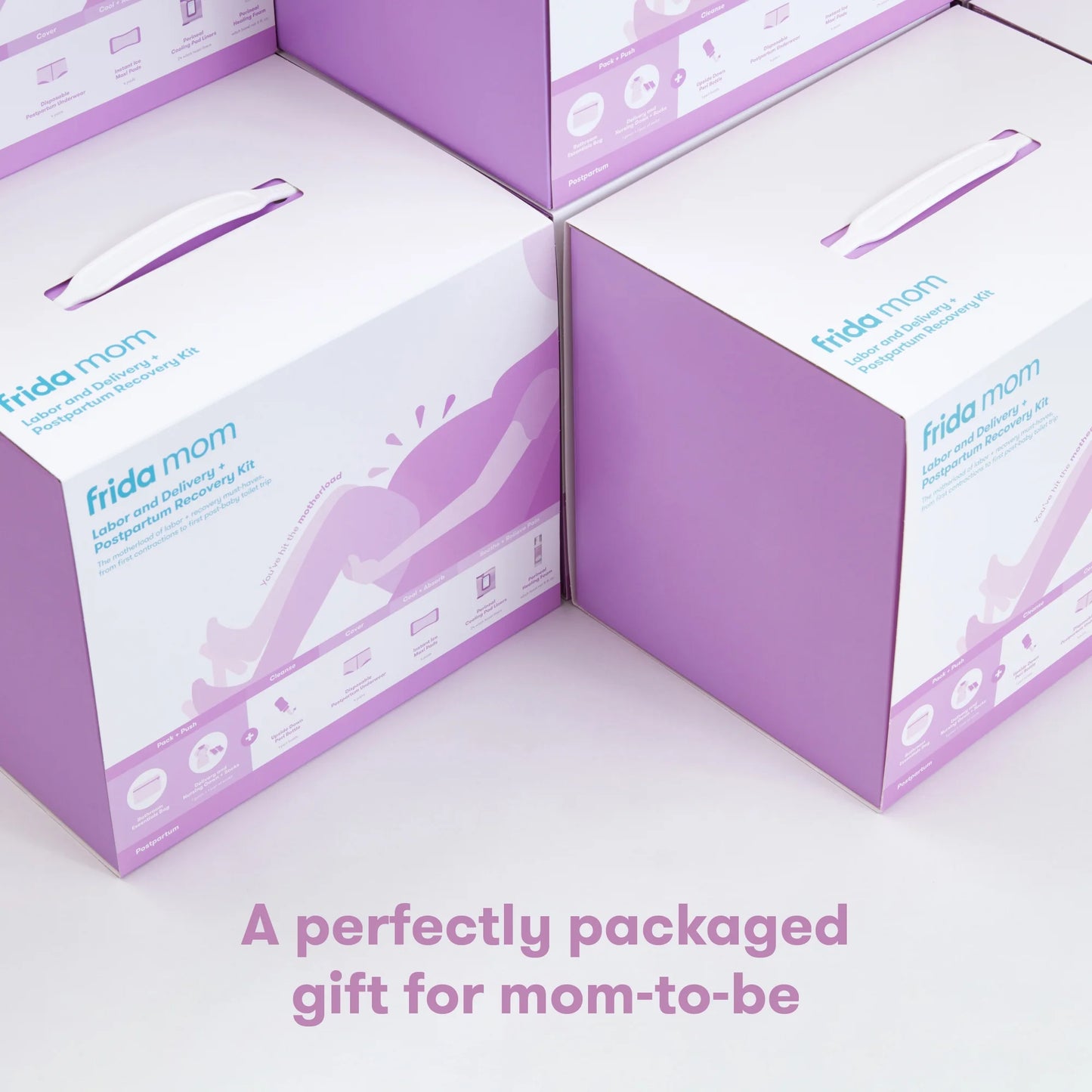 Labor, Delivery, and Postpartum Care Recovery Kit with Peri Bottle and Disposable Underwear for Women, 7 Count Gift Set