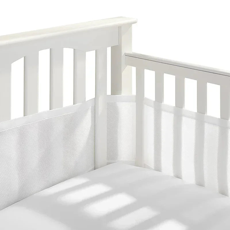 Breathable Baby Crib Mesh Liner