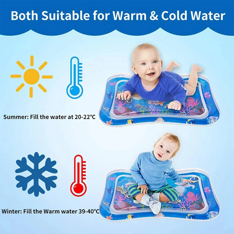 Inflatable Baby Water Play Mat – Fun Tummy Time Activity