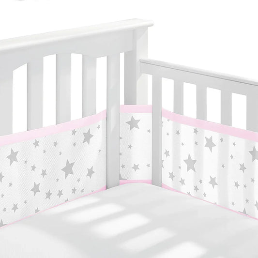 Breathable Baby Crib Mesh Liner