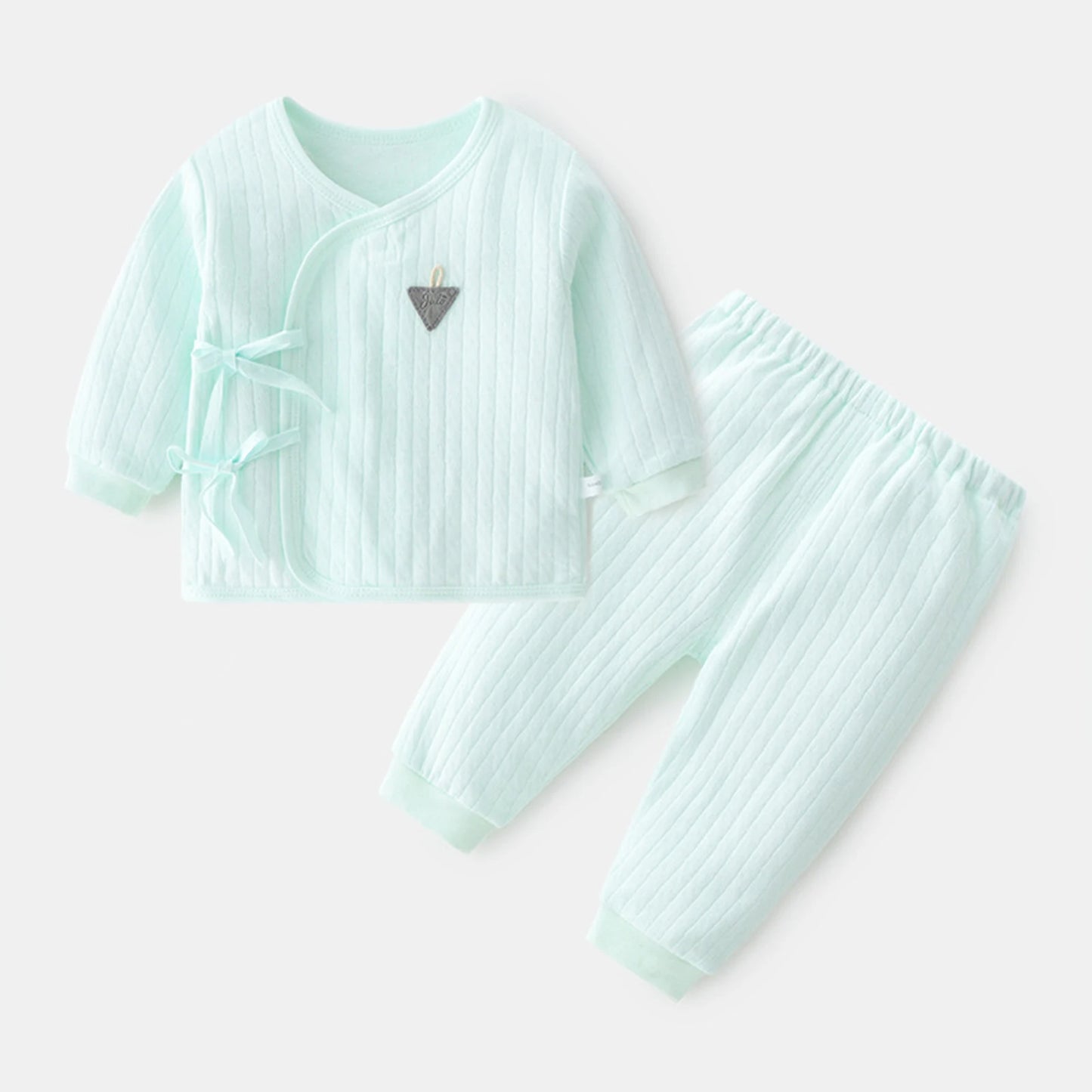 2-Piece Baby Outfit – Cotton Pullover & Trousers Set for Spring & Autumn