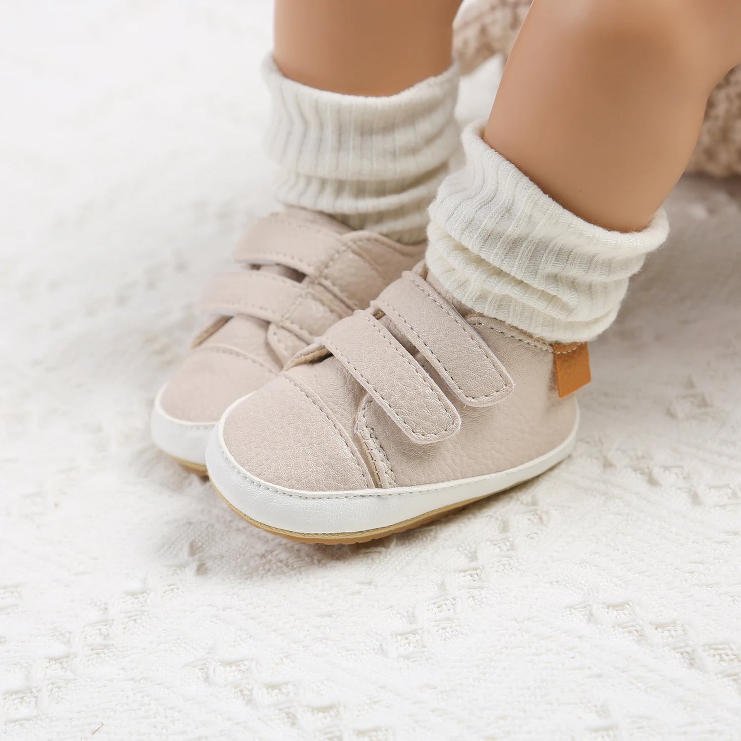 Classic Leather Baby Shoes - Anti-Slip Toddler Moccasins