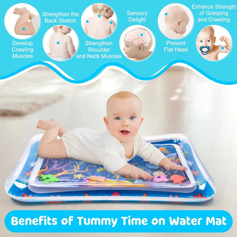 Inflatable Baby Water Play Mat – Fun Tummy Time Activity