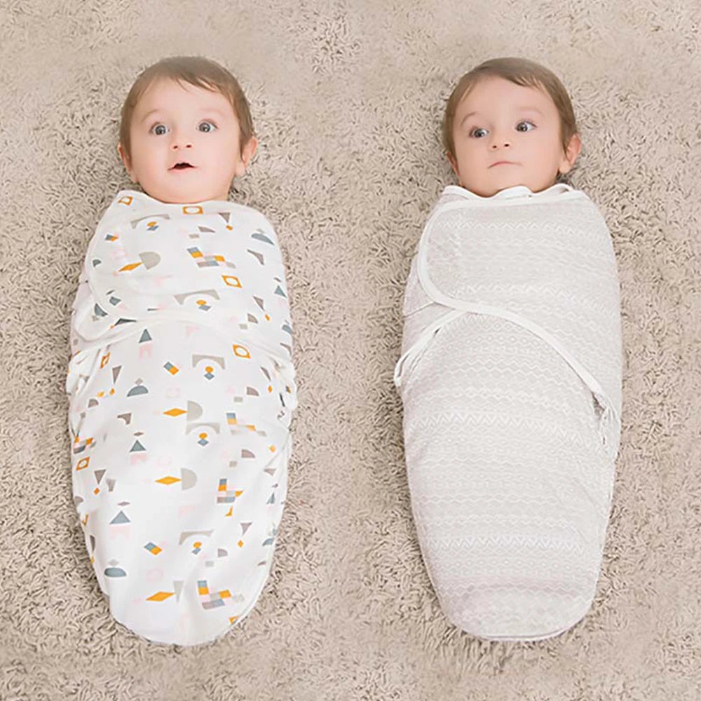 100% Cotton Baby Swaddle Blanket – Newborn Sleepsack Cocoon Wrap