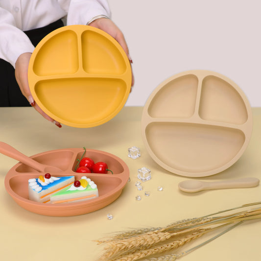 Heat-Resistant Silicone Baby Feeding Tray