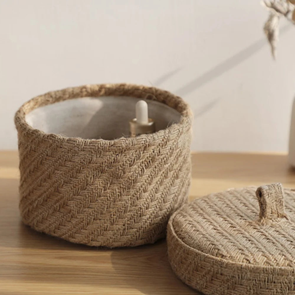 Baby Storage Basket Set - Wicker Organizer