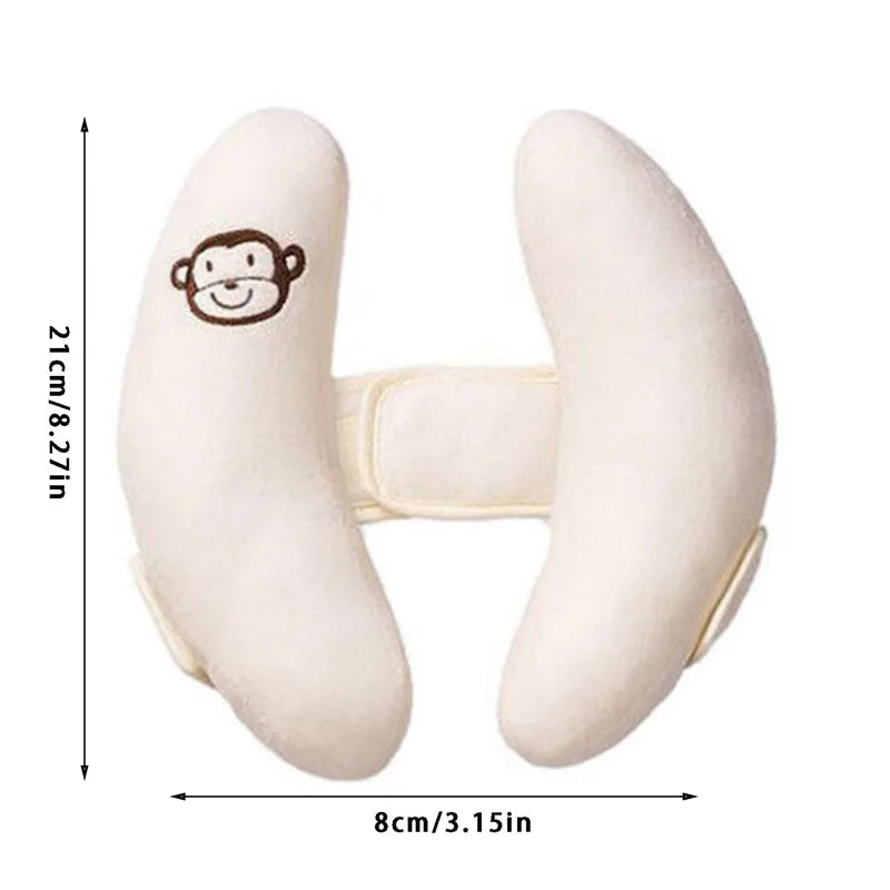 Baby Stroller & Car Seat Neck Support Pillow – Banana-Shaped Head Protector