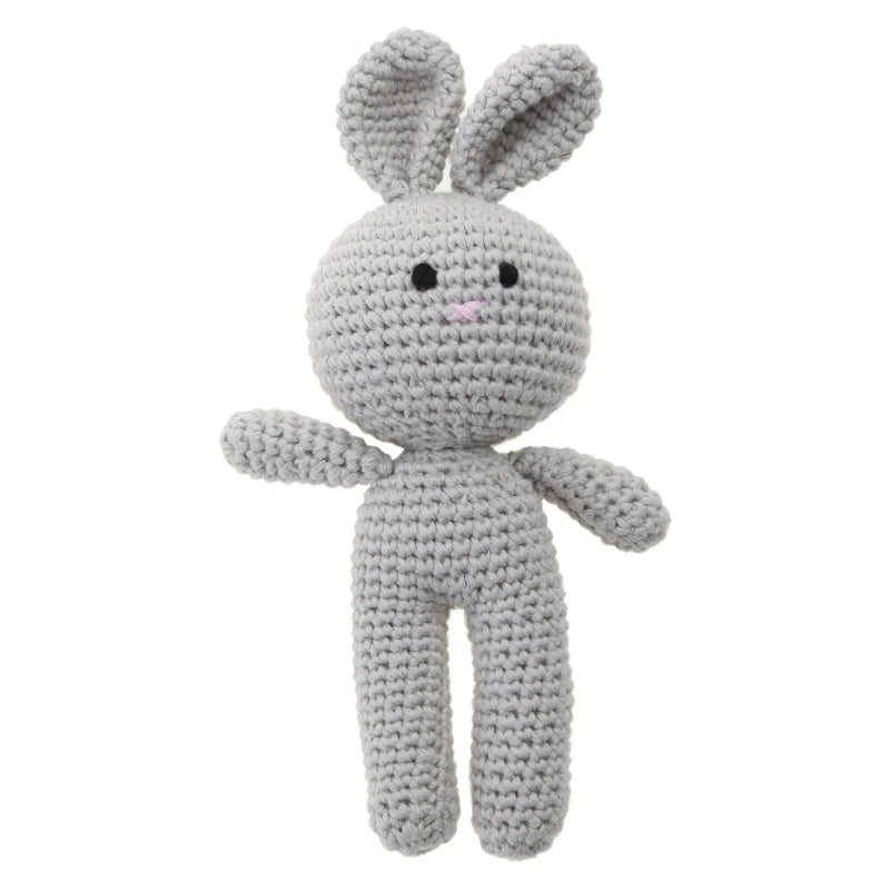 Handmade Crochet Bunny Plush Toy for Babies