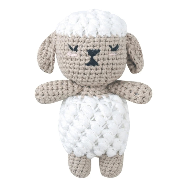 Handmade Crochet Bunny Plush Toy for Babies