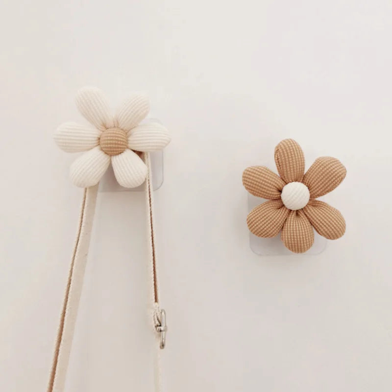 Flower Wall Hooks – Wooden Nordic Decor