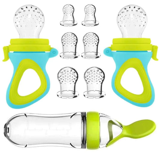 Silicone Baby Food Feeder & Training Spoon