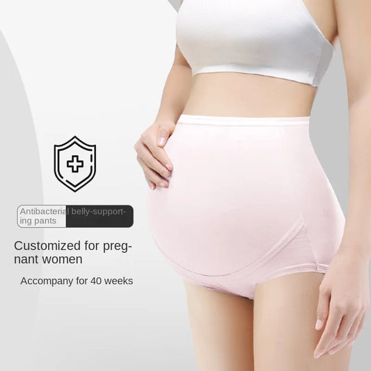 3PCS/set Cotton Maternity High-Waist Panties - Belly Support Briefs for Pregnancy