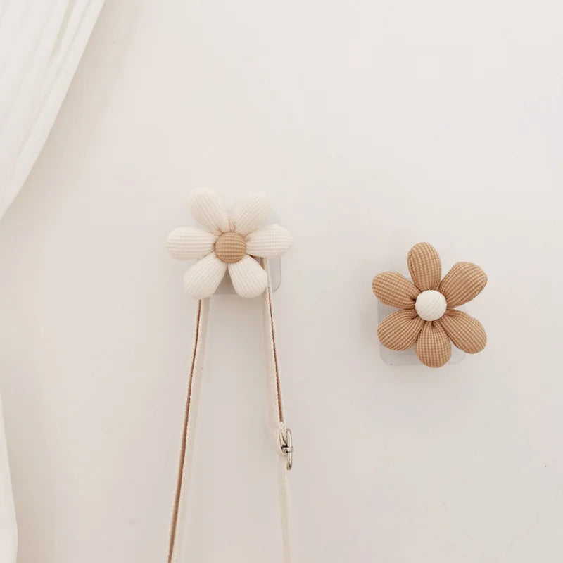 Flower Wall Hooks – Wooden Nordic Decor