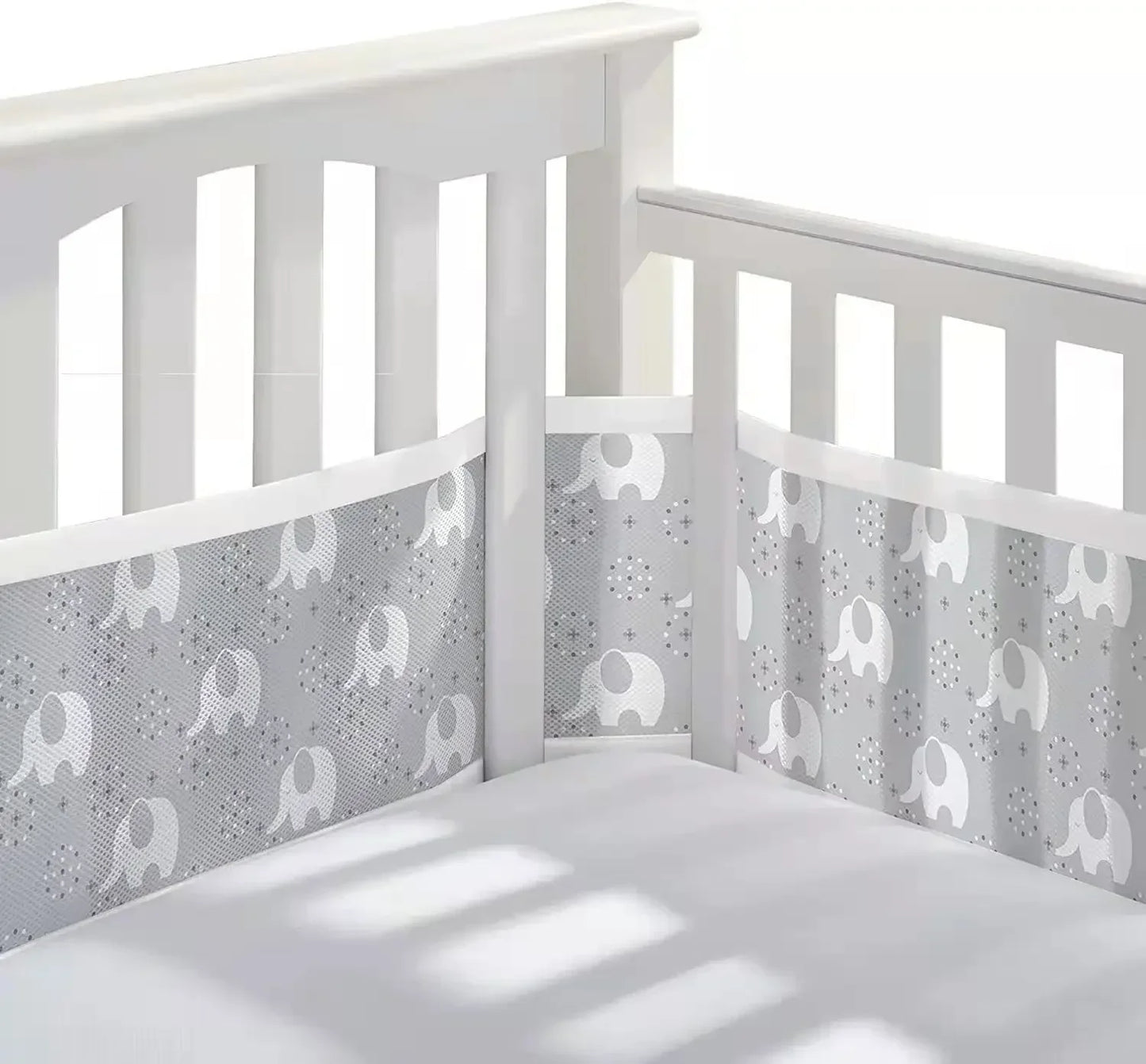 Breathable Baby Crib Mesh Liner