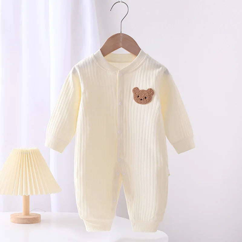 Adorable Bear Baby Romper | Cozy Cotton Onesie for Newborns