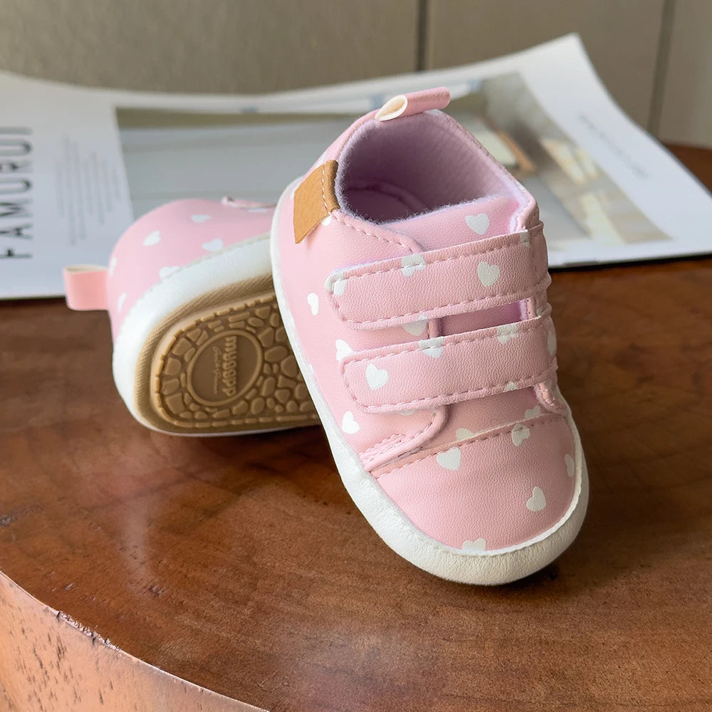 Classic Leather Baby Shoes - Anti-Slip Toddler Moccasins