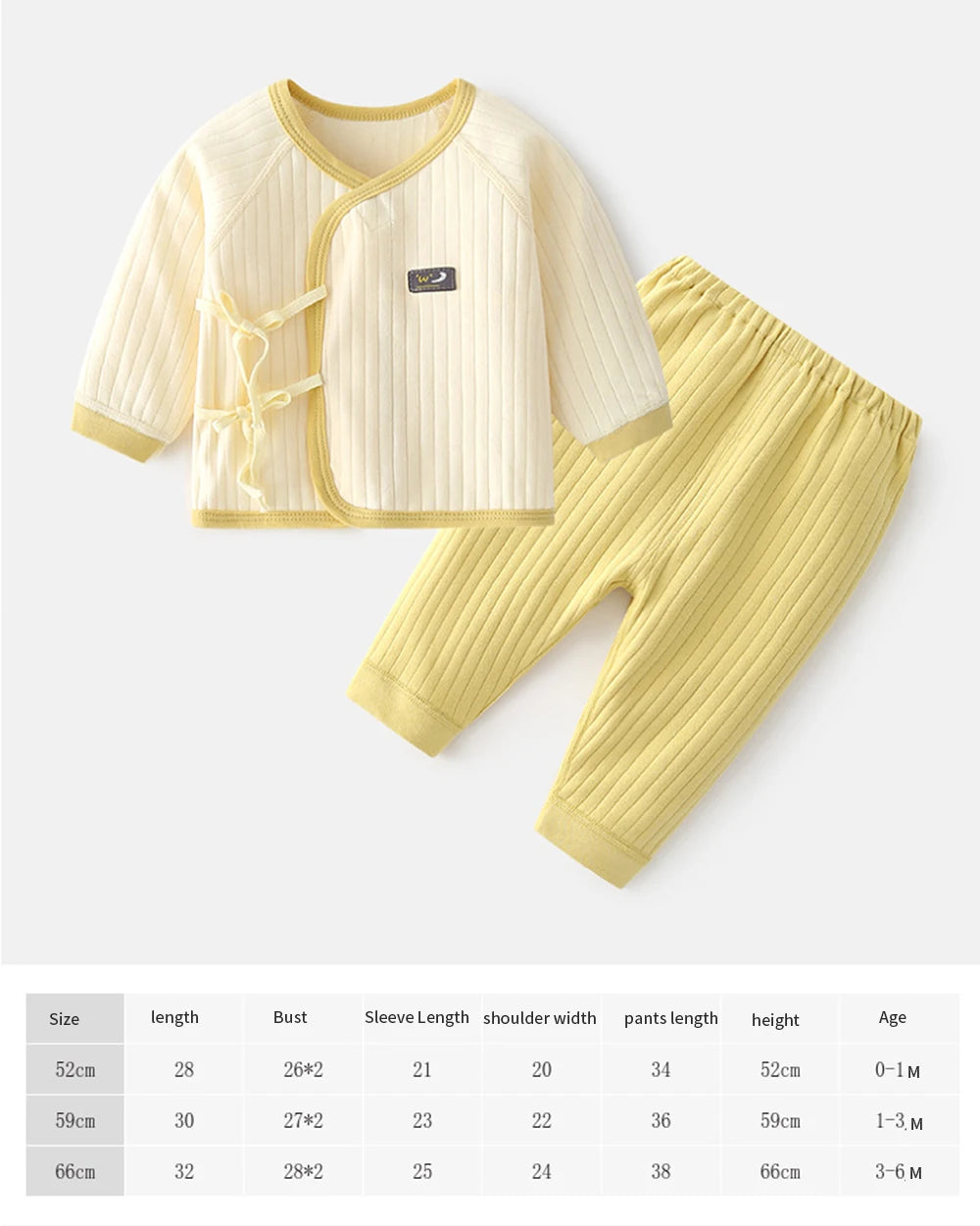 2-Piece Baby Outfit – Cotton Pullover & Trousers Set for Spring & Autumn