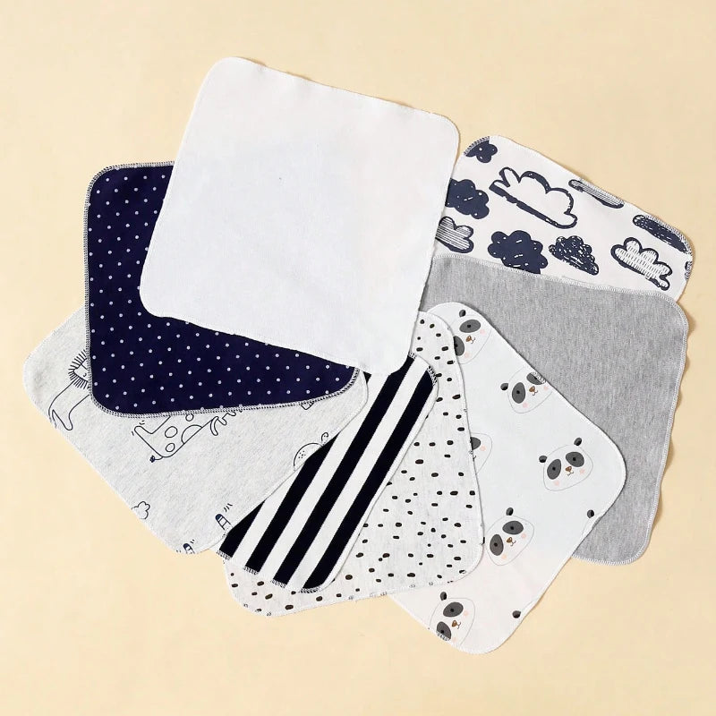 8-Piece Baby Cotton Wipes Set