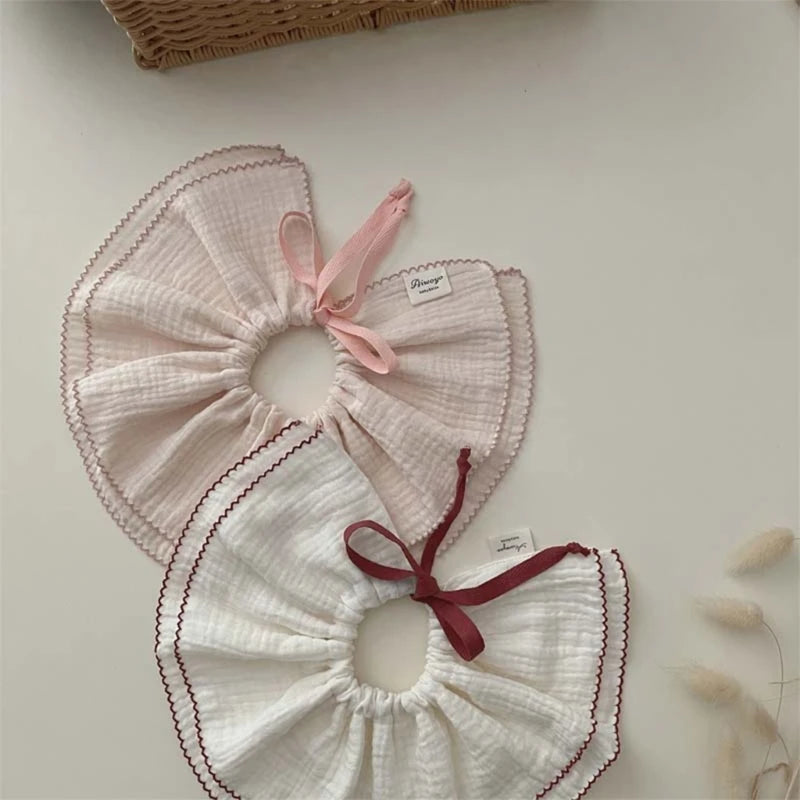 2-Piece Adjustable Cotton Baby Bib Set