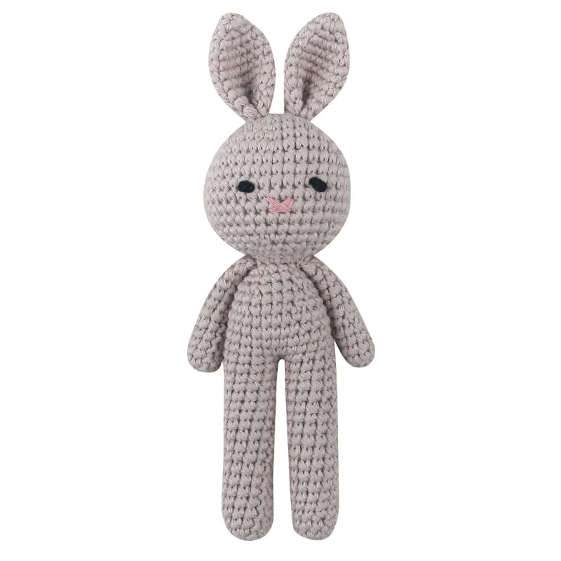 Handmade Crochet Bunny Plush Toy for Babies