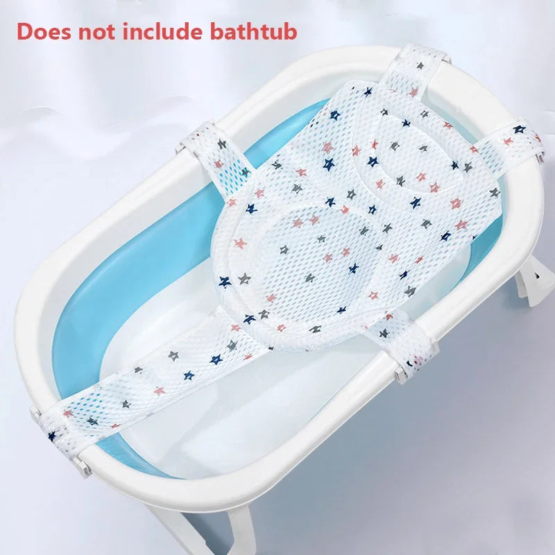 Foldable Baby Bath Seat Mat – Comfort & Anti-Slip Support