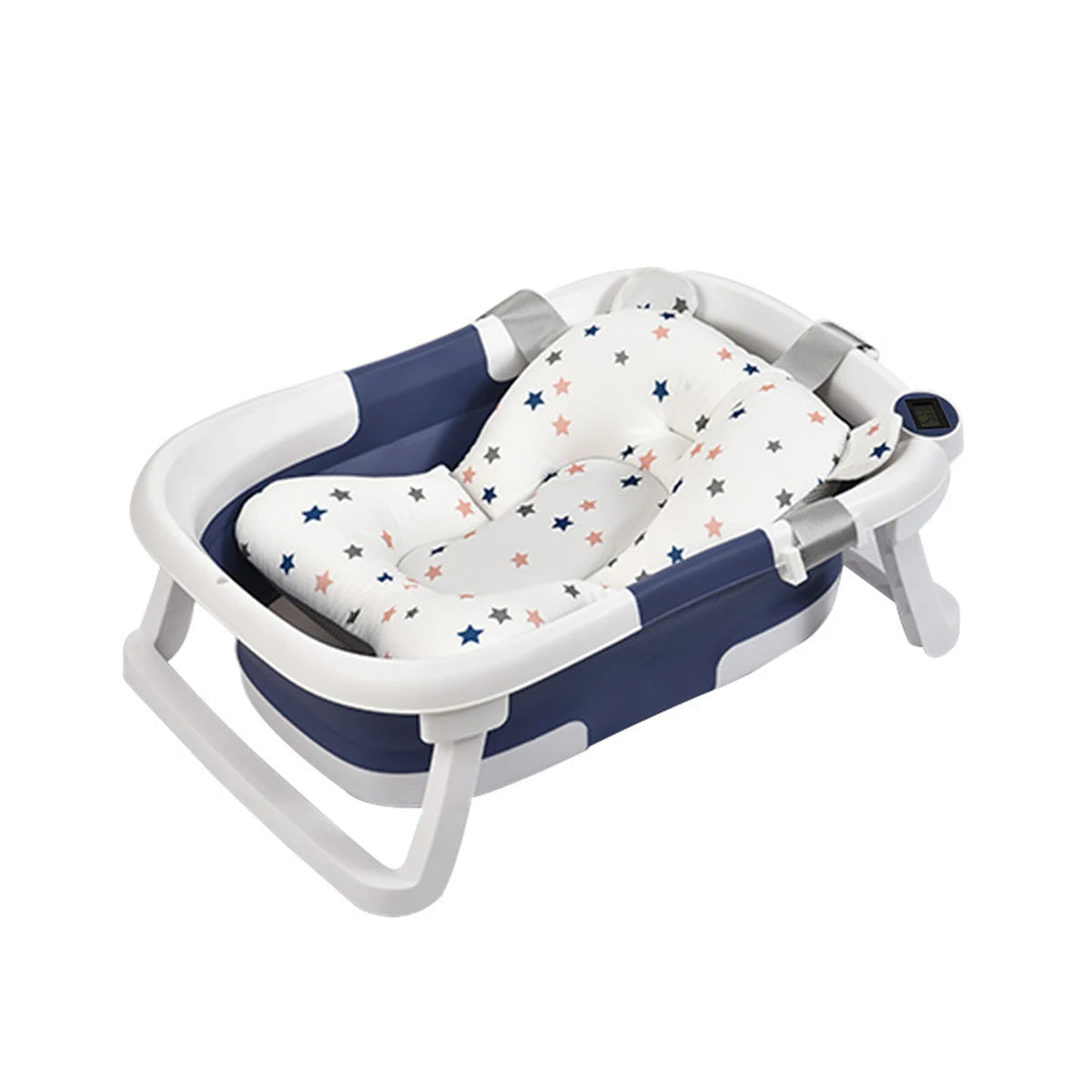 Newborn baby bath tub Bath tub Household baby bath tub Large folding baby bath tub can sit or lie down to feel warm