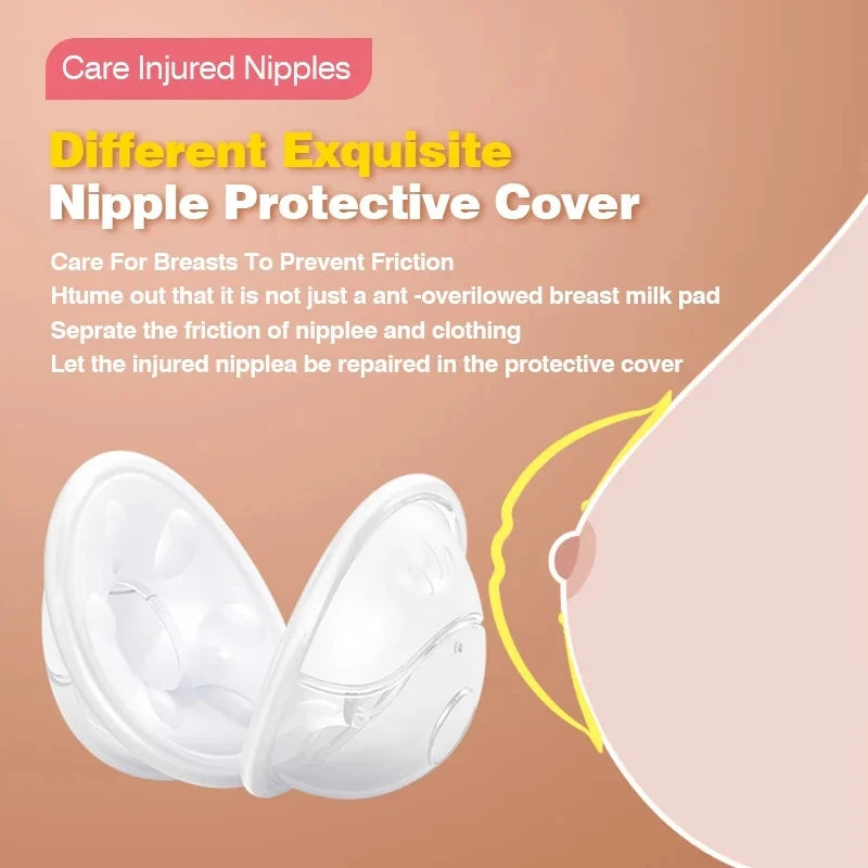 Silicone Breast Milk Collector | BPA-Free Wearable Nursing Pads for Milk Leakage Prevention