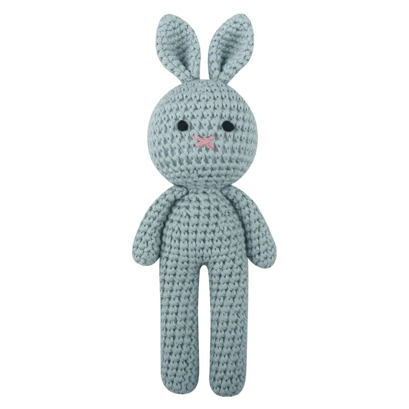 Handmade Crochet Bunny Plush Toy for Babies