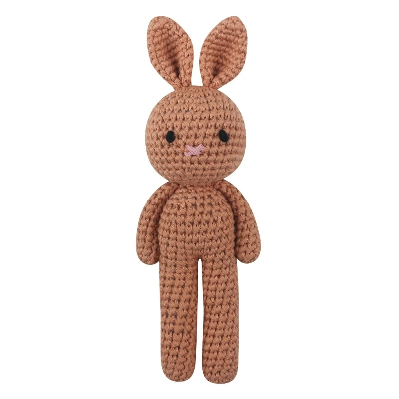 Handmade Crochet Bunny Plush Toy for Babies