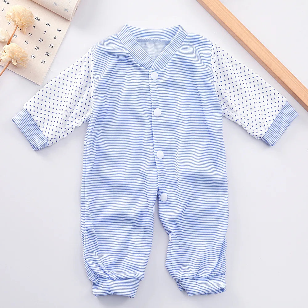 8-Piece Spring Newborn Baby Clothing Set - Cartoon Design for Boys & Girls