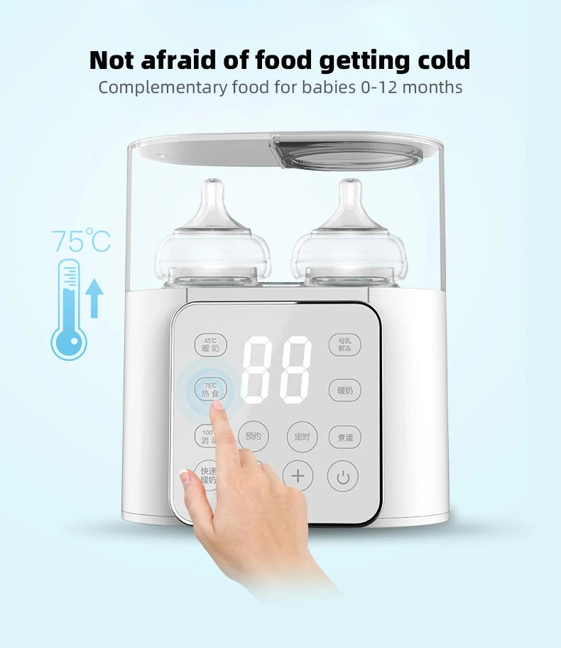 Multi-Function Baby Bottle Warmer | Fast Milk Warmer, Sterilizer & Food Heater with Accurate Temperature Control