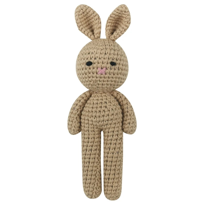 Handmade Crochet Bunny Plush Toy for Babies