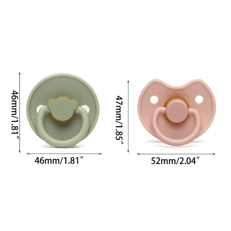 BPA-Free Silicone Baby Pacifier – Glow-in-the-Dark, Multi-Pattern Design