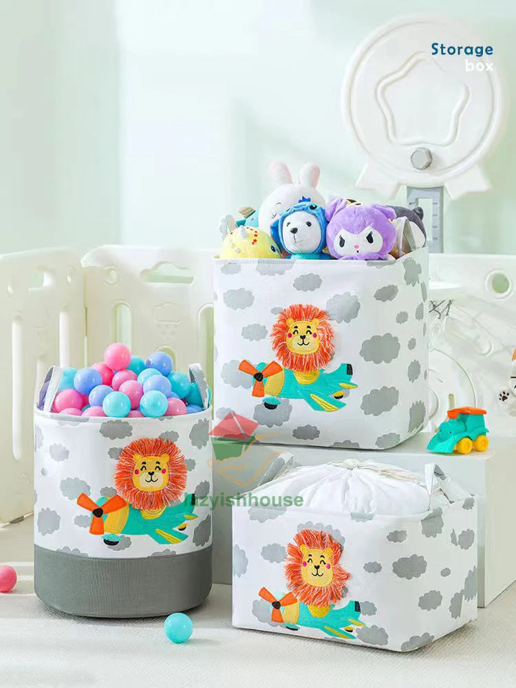 Cartoon Animal Foldable Kids' Storage Basket