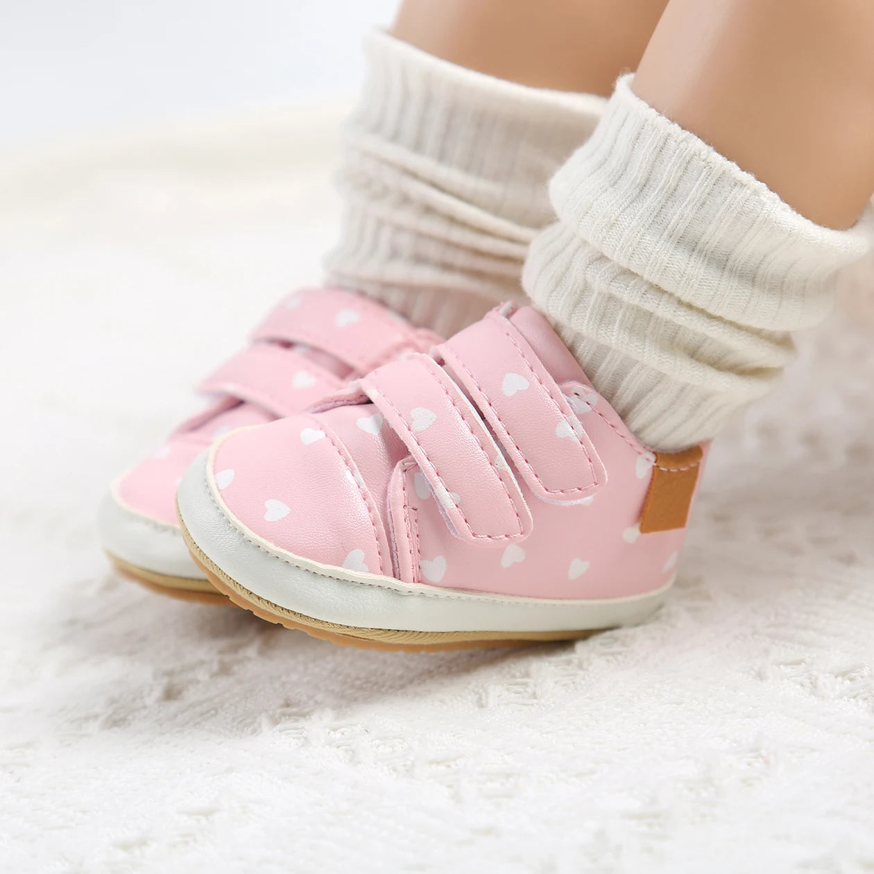 Classic Leather Baby Shoes - Anti-Slip Toddler Moccasins