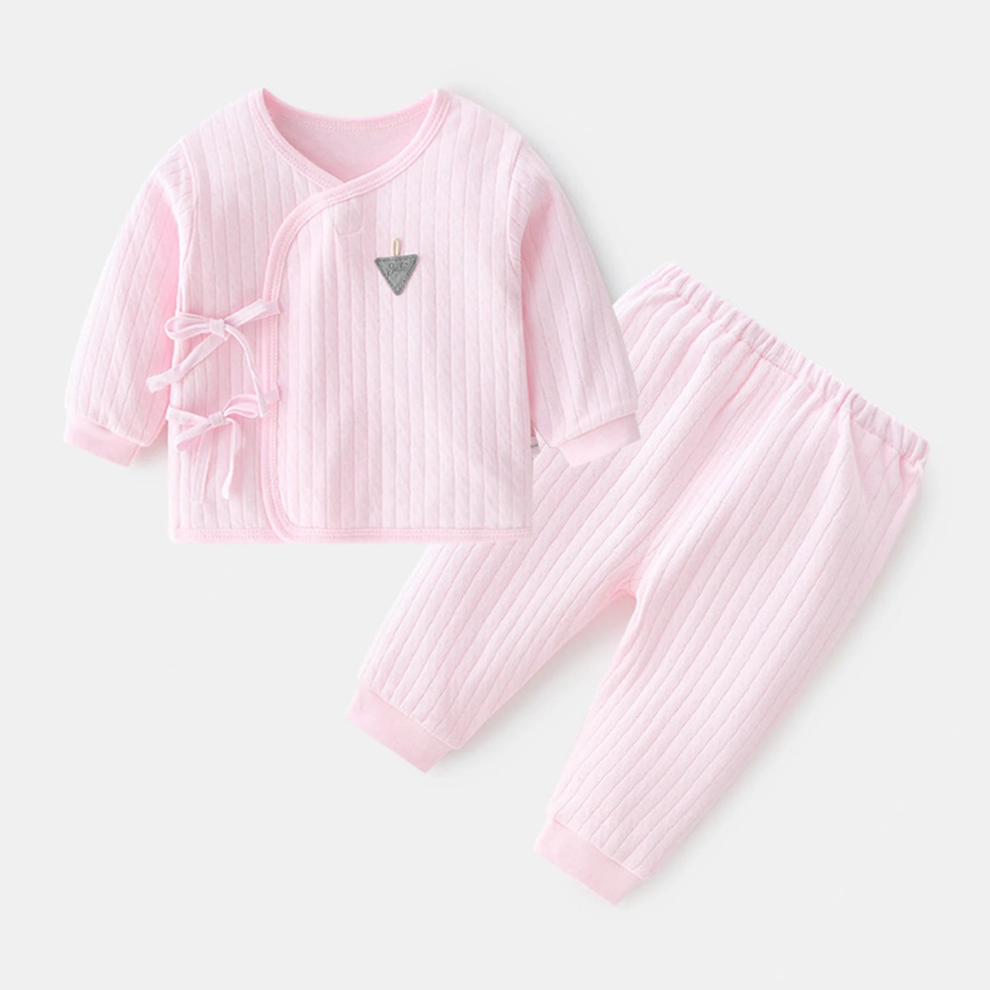 2-Piece Baby Outfit – Cotton Pullover & Trousers Set for Spring & Autumn