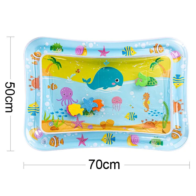 Inflatable Baby Water Play Mat – Fun Tummy Time Activity