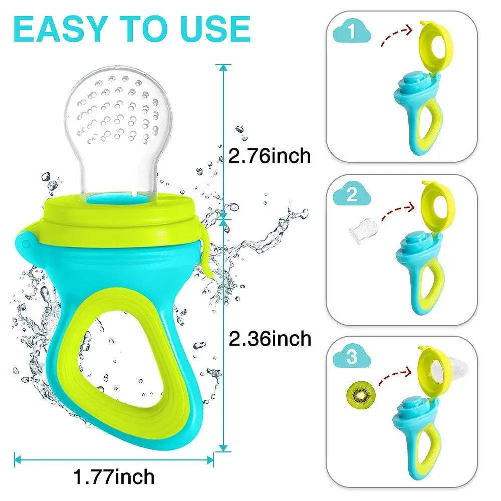 Silicone Baby Food Feeder & Training Spoon