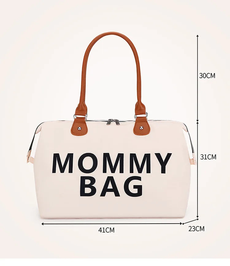 "Mommy Bag 3-Piece Set – Travel Shoulder Bag with Dry/Wet Separation & Accessories"