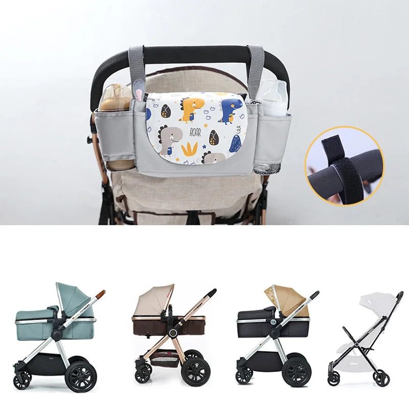 Stroller Organizer with Cup Holder & Cover