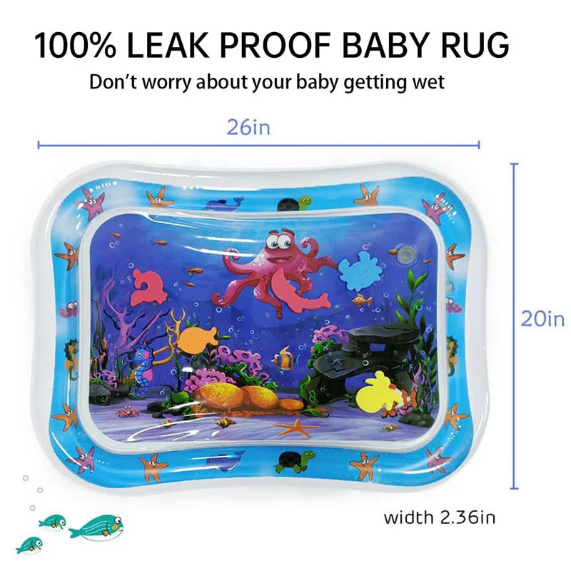 Inflatable Baby Water Play Mat – Fun Tummy Time Activity