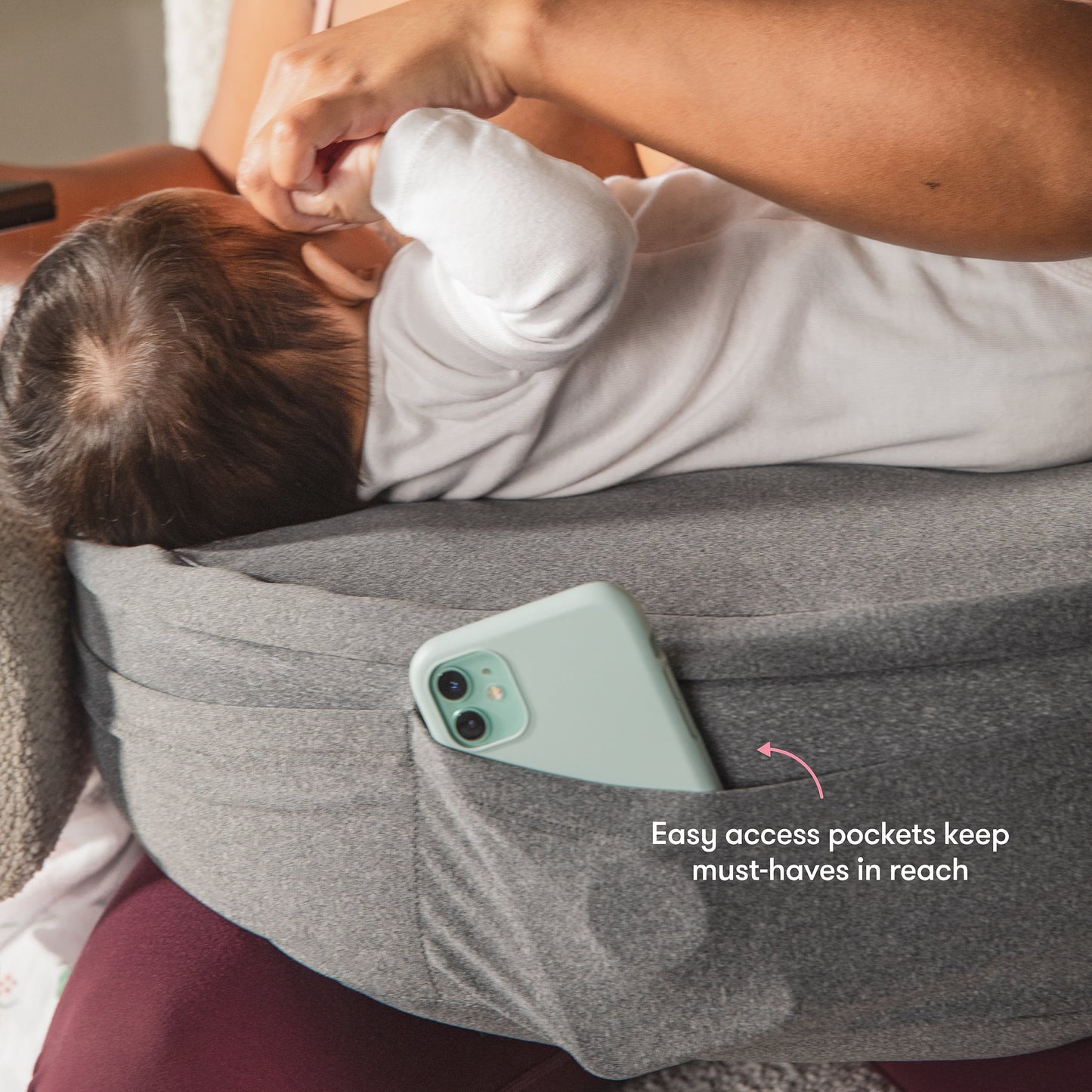 Perfect Latch Adjustable Nursing Pillow for Breastfeeding and Postpartum Care